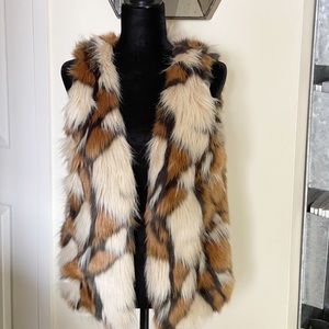 Faux fur vest